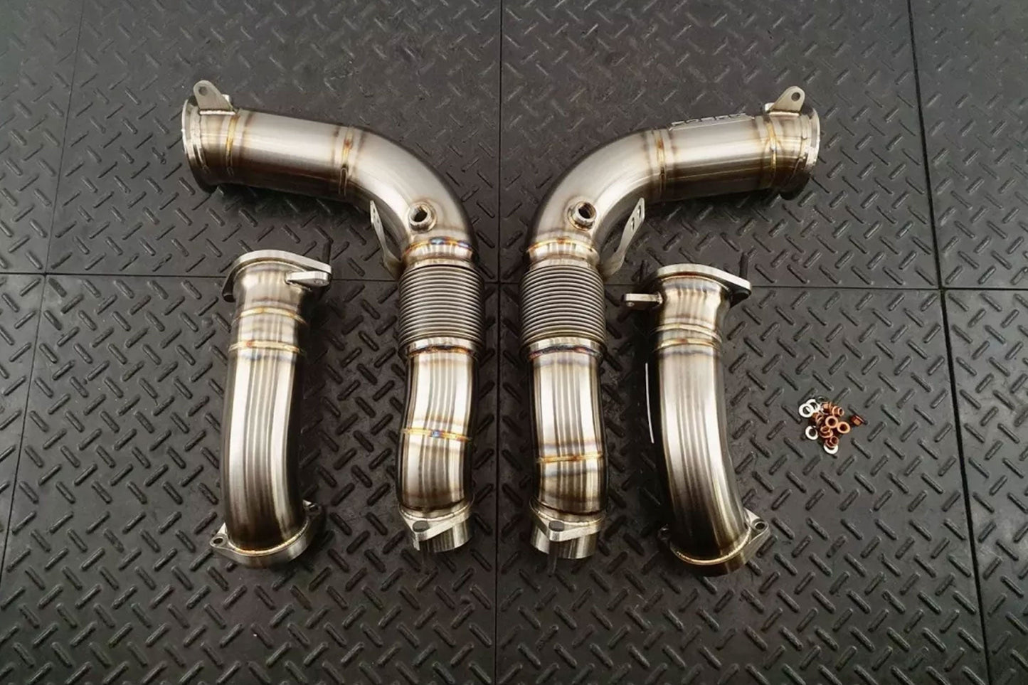 RedStar BMW G90 M5 Complete Downpipe System - Evolve Automotive
