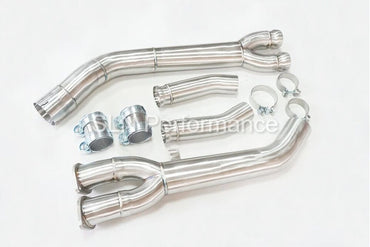 SLN S58 Single Mid Pipe - BMW F97 X3M | F98 X3M PRE LCI - Evolve Automotive