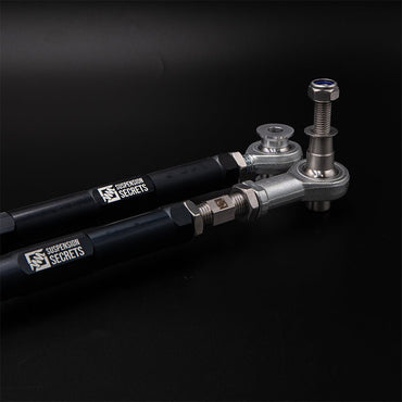 Suspension Secrets Adjustable Rear Toe Arms / Links - Porsche 981 / 718 Cayman GTS - Evolve Automotive