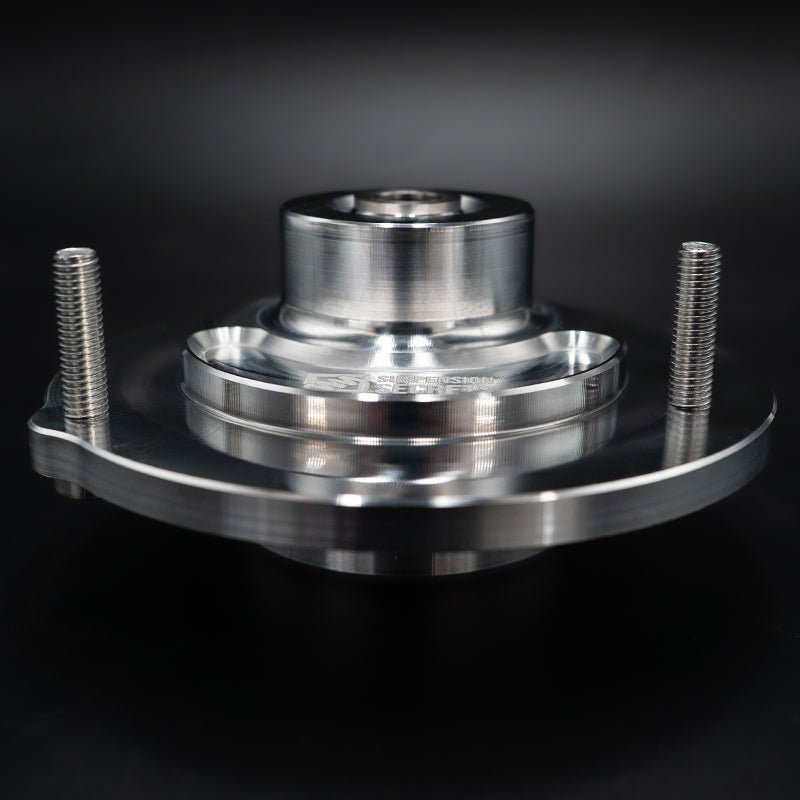 Suspension Secrets Front Camber Caster Plate Top Mounts - Porsche 981 / 718 Cayman GTS - Evolve Automotive