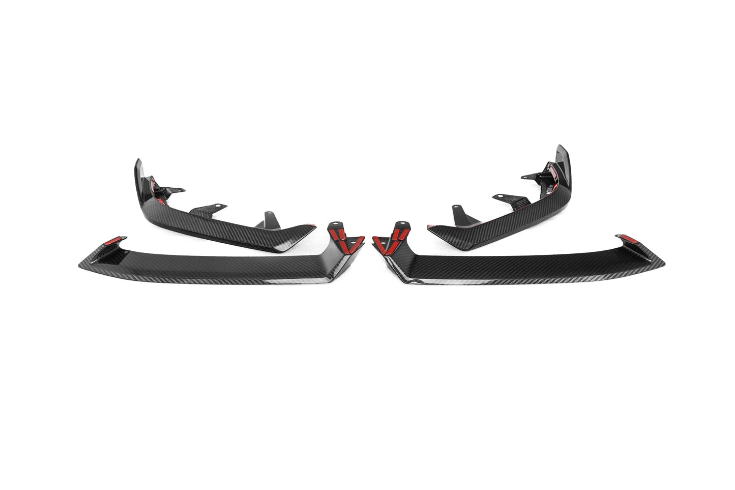 TRE Pre - Preg Carbon Fibre Performance Front Splitter - BMW G60 G61 5 Series + i5 - Evolve Automotive
