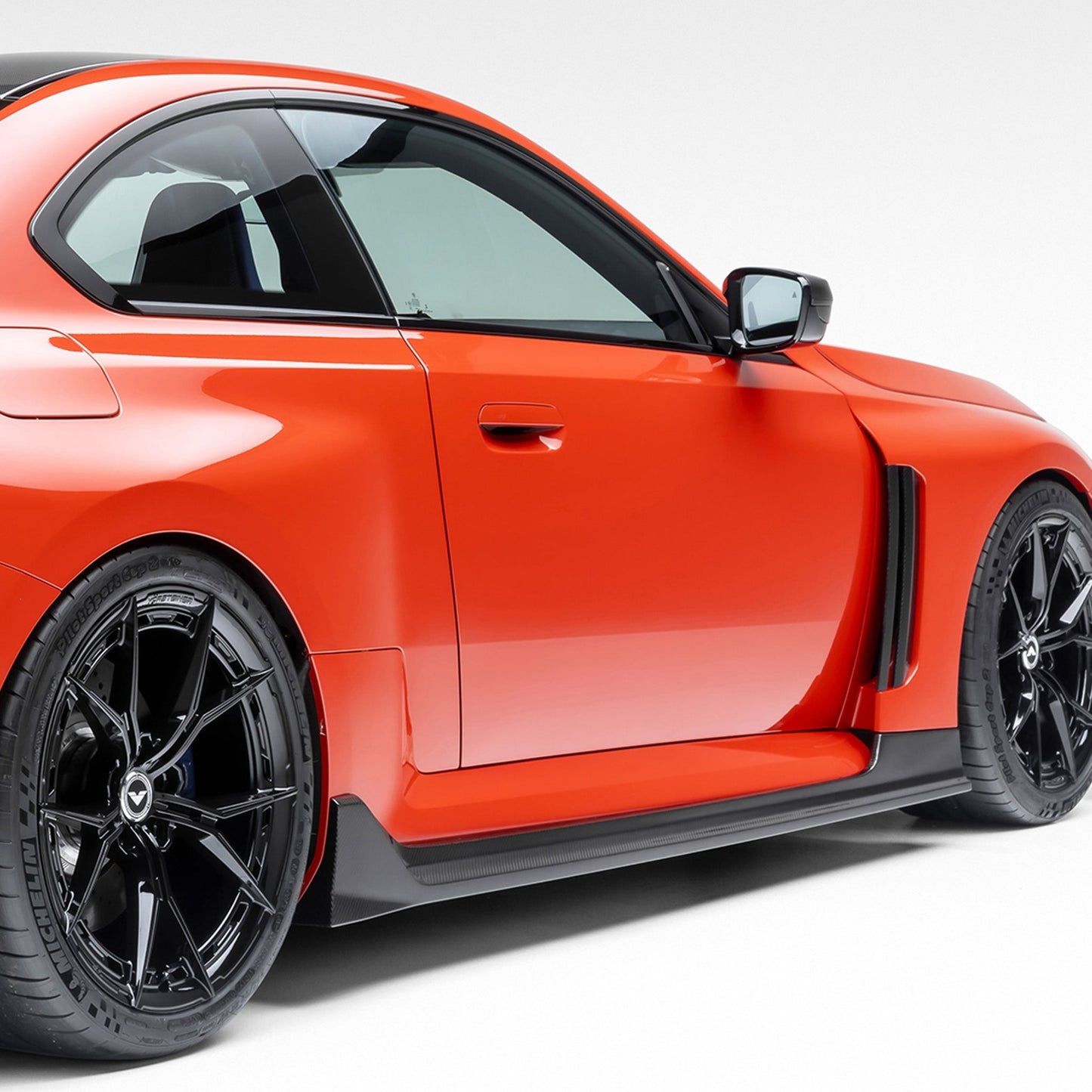 Vorsteiner VRS Aero Carbon Vented Fenders | Wings with Side Skirts - BMW G87 M2 - Evolve Automotive