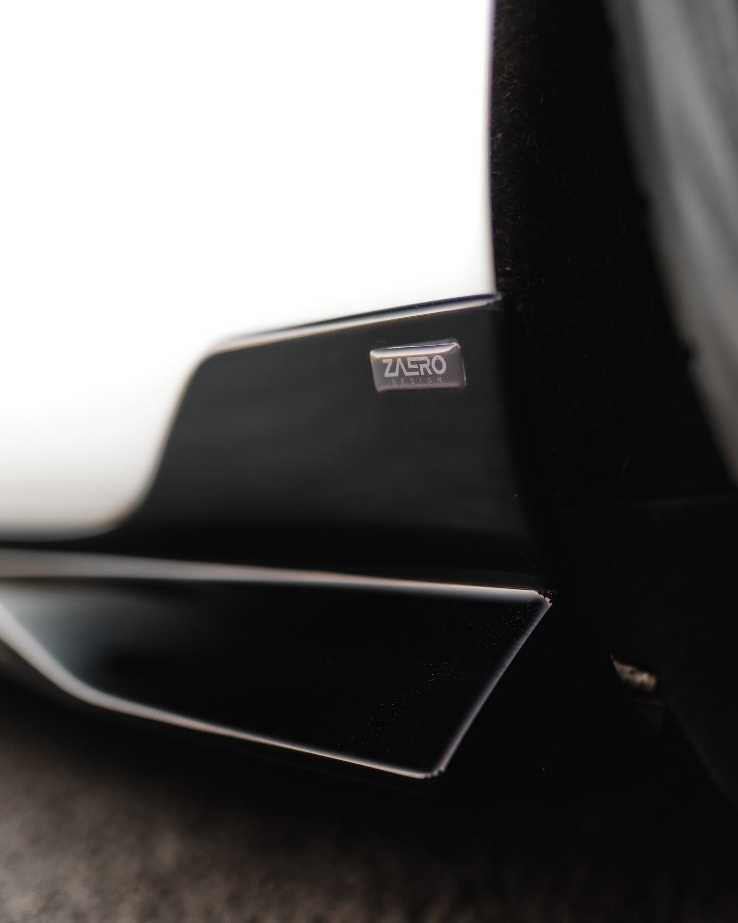 VW Golf, Golf GTI & Golf R Mk7 / Mk7.5 EVO - 1 Gloss Black Side Skirts by ZAERO (2014 - 2020) - Evolve Automotive