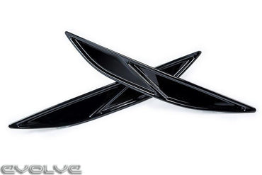 Acexxon Diagonal Slat Rear Reflector Inserts - VW Golf MK7 R - Evolve Automotive
