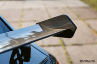 Alpha N Carbon Fibre GTS Style Adjustable Rear Wing - BMW F87 M2 | F80 M3 | F82 M4 - Evolve Automotive