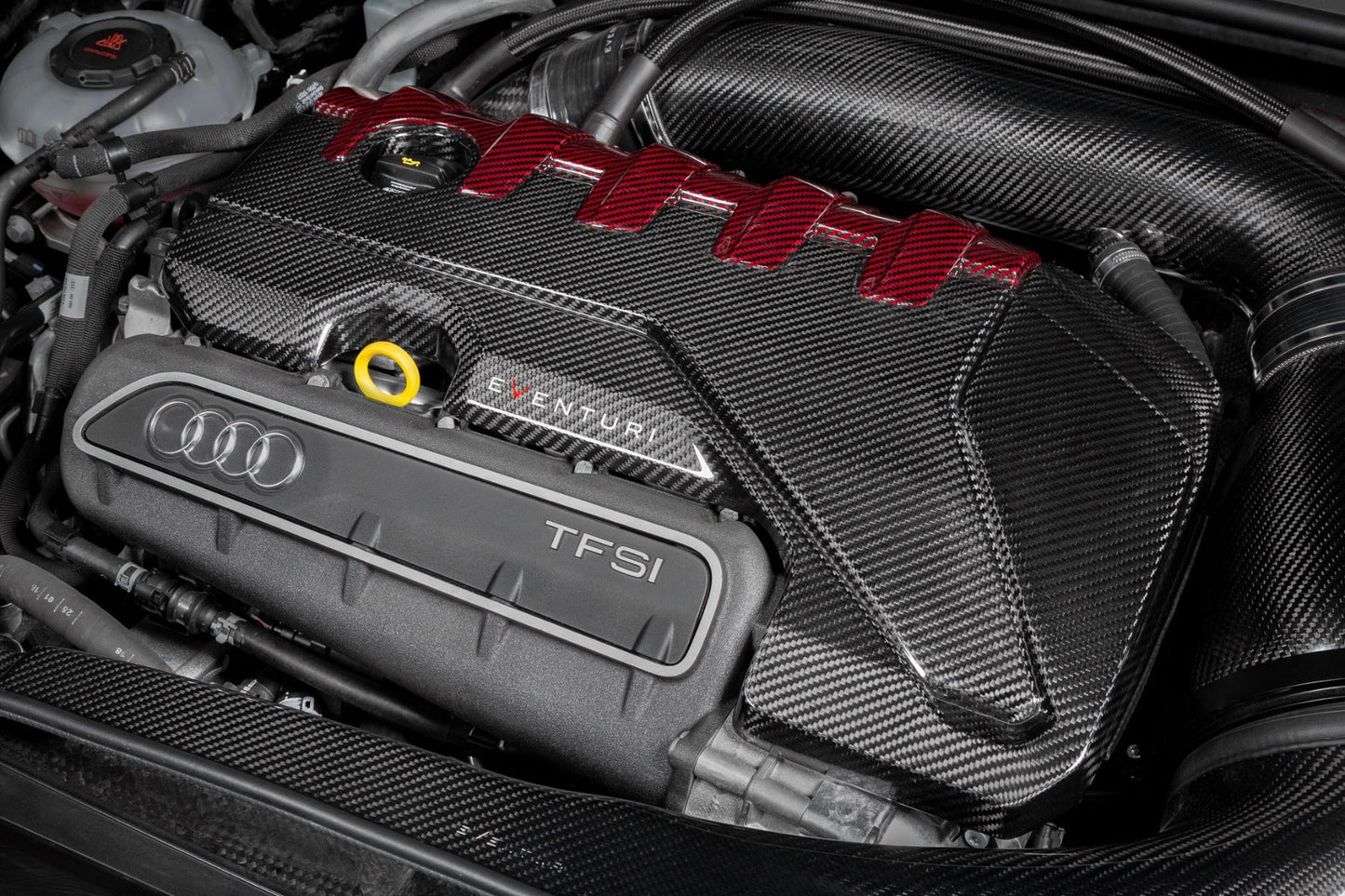 Eventuri Carbon Fibre Engine Cover - Audi RS3 8V | 8Y | TT-RS 8S | RSQ3 - Evolve Automotive