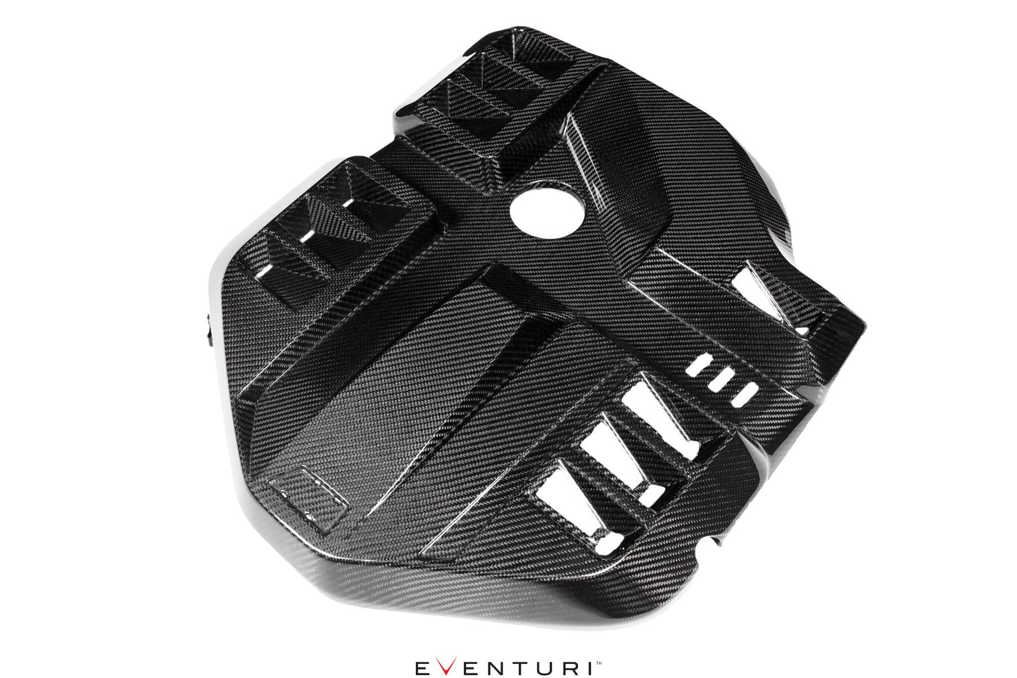 Eventuri Gloss Carbon Fibre Engine Cover - BMW G80 | G81 M3 | G82 | G83 M4 Coupe | Convertible - Evolve Automotive