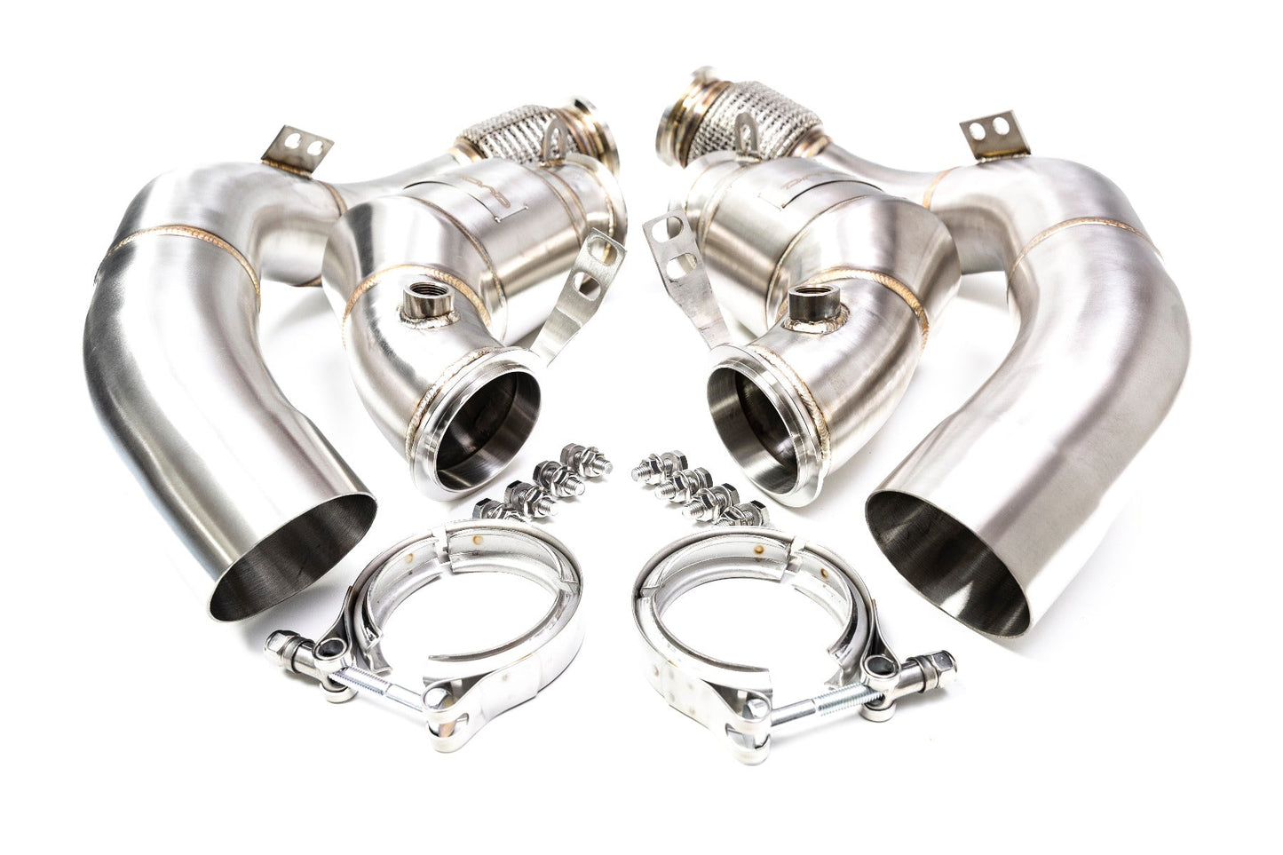 Evolve Catless Turbo Downpipes - BMW F90 M5 | F92/F93 M8 - Evolve Automotive