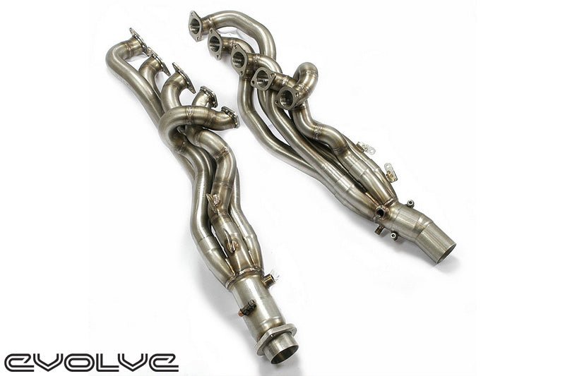 Evolve Long Tube Manifolds - BMW E60/E61 M5 | E63/E64 M6 - Evolve Automotive