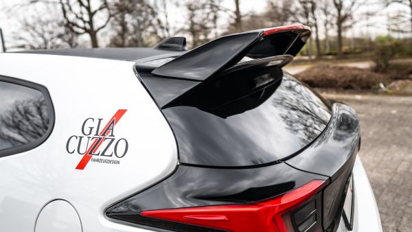 Giacuzzo Roof Spoiler - Toyota GR Yaris (Painted Gloss Black) - Evolve Automotive