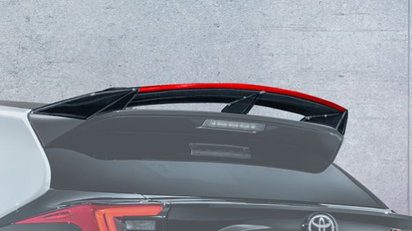 Giacuzzo Roof Spoiler - Toyota GR Yaris (Painted Gloss Black) - Evolve Automotive