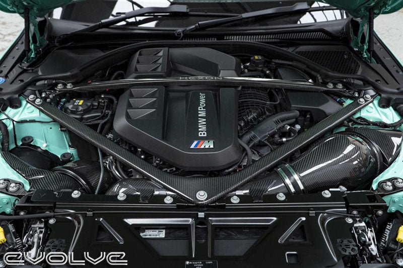 Hexon Pre-Preg Carbon Fibre Engine Strut Brace - BMW G80 | G81 M3 | G82 | G83 M4 - Evolve Automotive