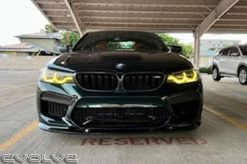 Motorsport+ CS Yellow Daytime Running Light LED Module Set - BMW F90 M5 - Evolve Automotive