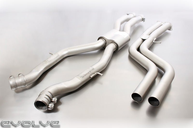 Remus Resonated X-Pipe and connection tubes - BMW 3 Series F80 M3 | 4 Series F82 M4 - Evolve Automotive