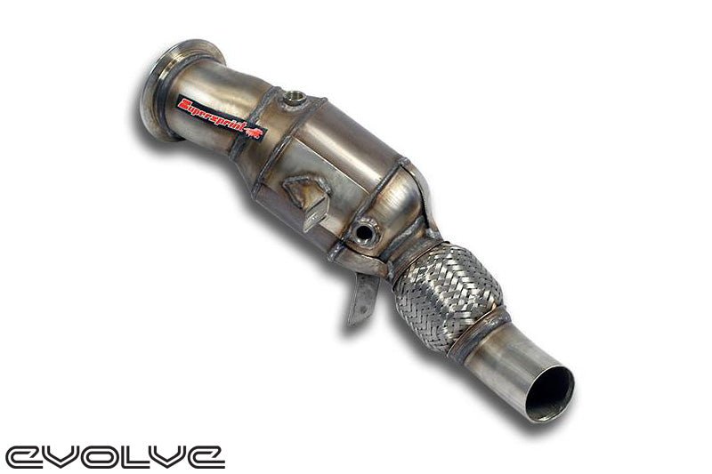 Supersprint Downpipe With Metallic Catalytic (200 CPSI) - BMW 1 Series F20/F21 M140I | 2 Series F22/F23 M240I | 3 Series F30/F31 340I - Evolve Automotive