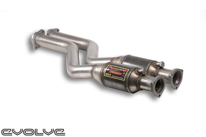 Supersprint Front Pipes With Metallic catalytic converters - BMW 3 Series E46 M3 - Evolve Automotive