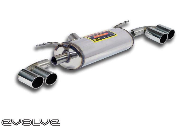 Supersprint Rear Exhaust Quad 80mm Tailpipes - BMW 2 Series F23 M240I - Evolve Automotive