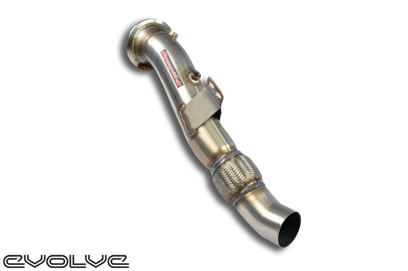Supersprint Turbo Downpipe With De-Cat - BMW 1 Series F20/F21 M140I | 2 Series F22/F23 M240I | 3 Series F30/F31 340I - Evolve Automotive