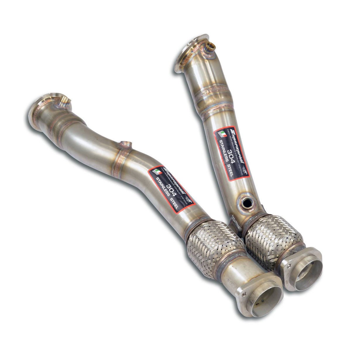 Supersprint Turbo Downpipes With De-Cat - BMW F97 X3M - Evolve Automotive