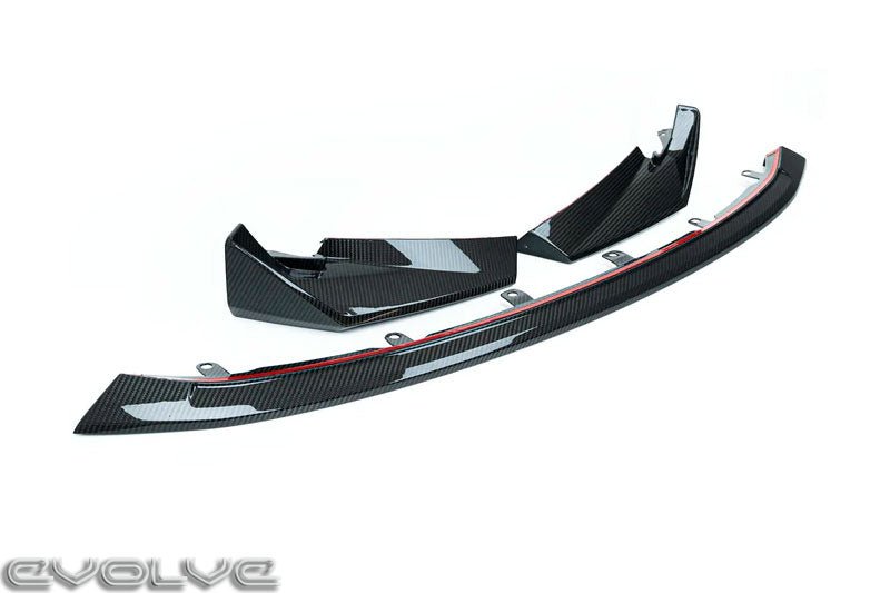 TRE Pre-Preg Carbon Fibre CSL Front Splitter - BMW G80 M3 | G82 M4 - Evolve Automotive