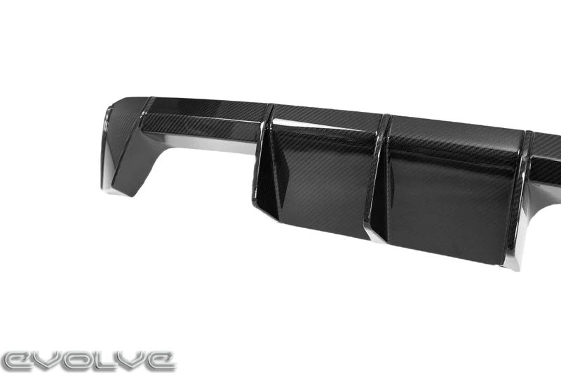 TRE Pre-preg Carbon Fibre OEM Style Rear Diffuser - BMW G80 | G81 M3 | G82 | G83 M4 - Evolve Automotive