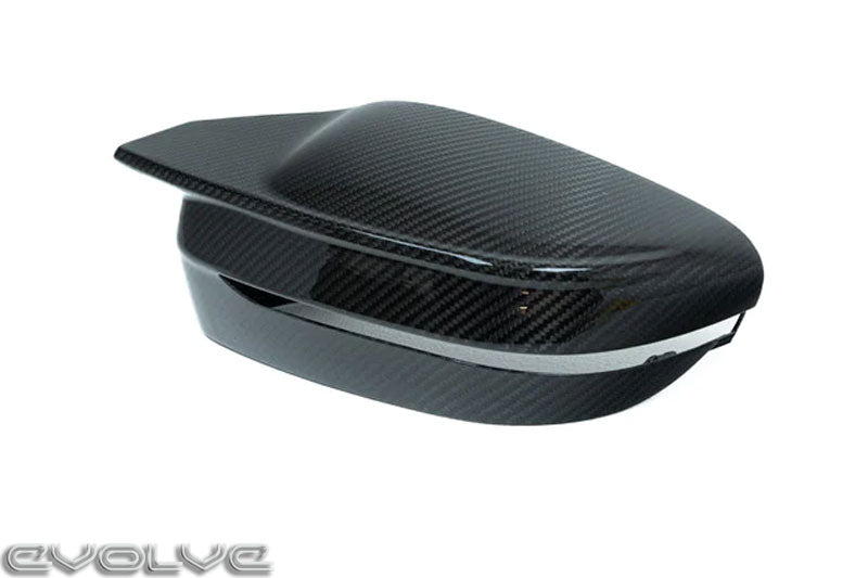 TRE Pre-preg Carbon Fibre Wing Mirror Covers - BMW G87 M2 | G80 | G81 M3 | G82 | G83 M4 - Evolve Automotive