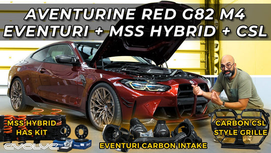 Chris Harris' G82 M4 gets Eventuri Carbon Intake, MSS Hybrid HAS and CSL grille + DRLs - Evolve Automotive