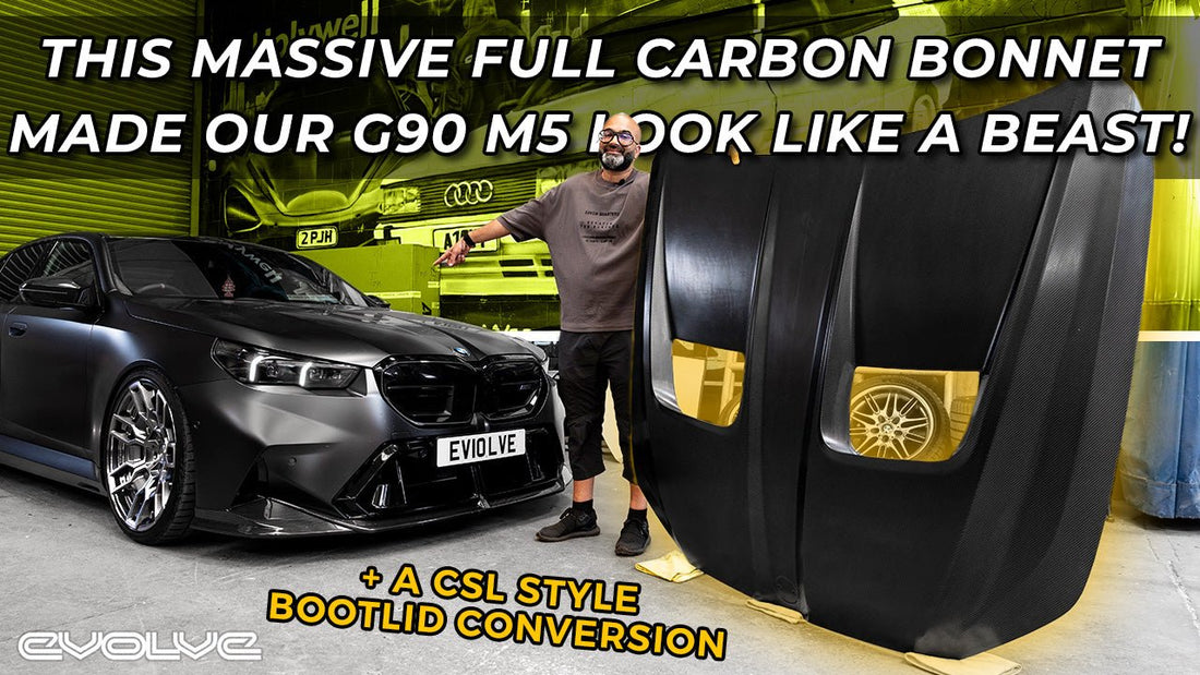 G90 M5 Beast Mode - Full Carbon Bonnet and CSL style Bootlid by Alpha N Performance - Evolve Automotive