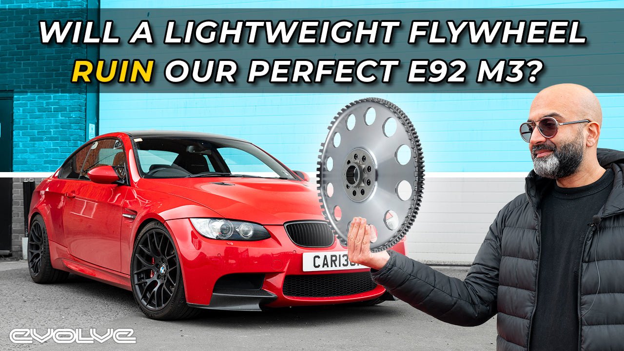 How much difference does a lightweight flywheel make in a DCT E92 M3? We find out! - Evolve Automotive