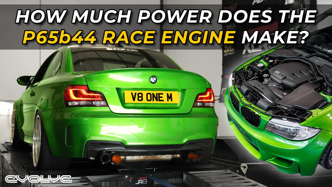 How much power does our P65 V8 race engine from the Z4 GT3 make? Full dyno pulls + exhaust sounds! - Evolve Automotive