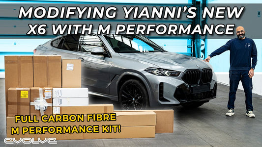 Modifying @yiannimize's new BMW X6 with a full carbon fibre M Performance kit - Evolve Automotive