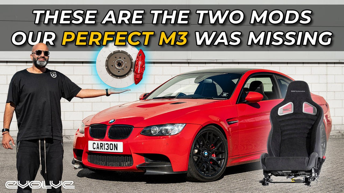 The finishing touches to our perfect E92 M3 - FCP Brembo Brake kit + BMW Performance Seats - Evolve Automotive