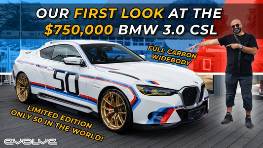 This is the $750,000 BMW 3.0 CSL Limited Edition @ Goodwood Festival of Speed 2023 - Evolve Automotive