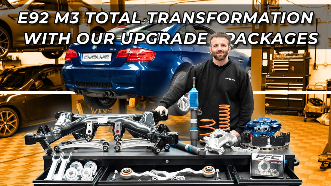 Transforming this E92 M3 for Fast Road use - Evolve Suspension Upgrade + F8x Brake Retrofit! - Evolve Automotive