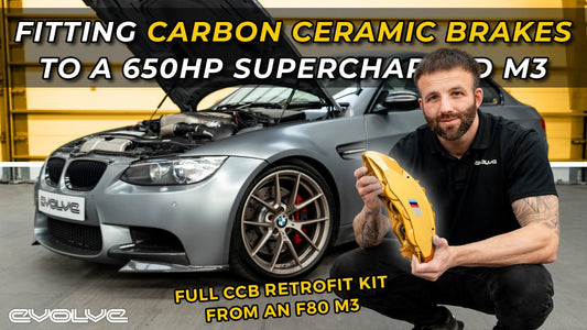 Ultimate OEM+ E92 M3 Brake Upgrade - F80 M3 Carbon Ceramic Retrofit to 650hp Supercharged M3 - Evolve Automotive