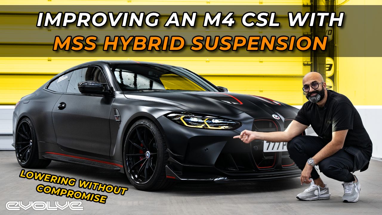 Upgrading an M4 CSL with MSS Hybrid Suspension – Evolve Automotive