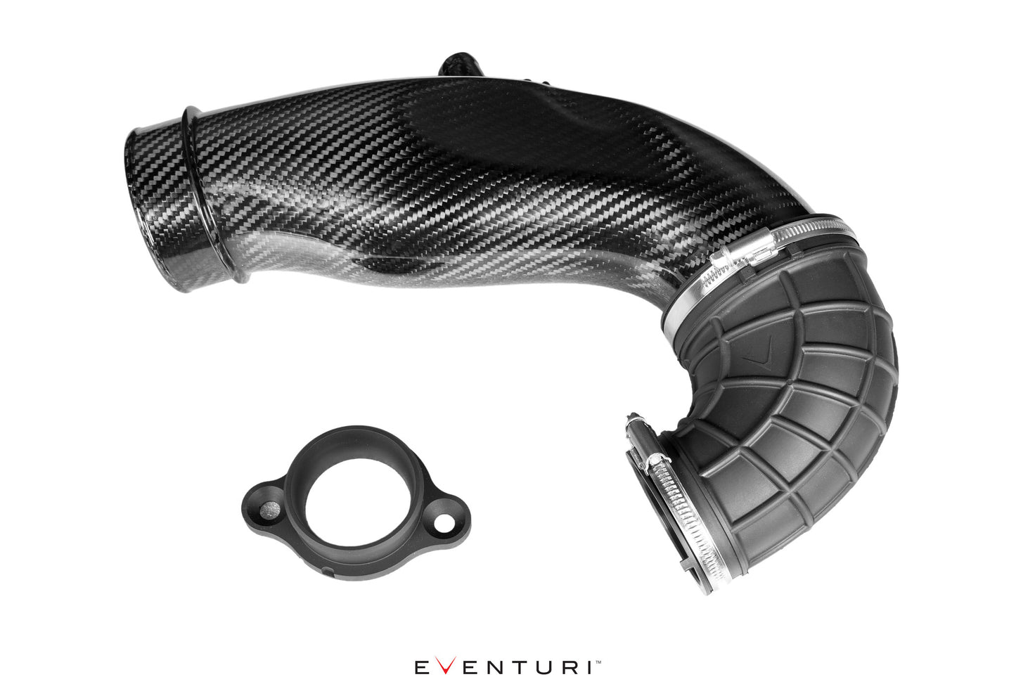 Eventuri Gloss Carbon Fibre Turbo Tube - Toyota GR Yaris + GR Corolla