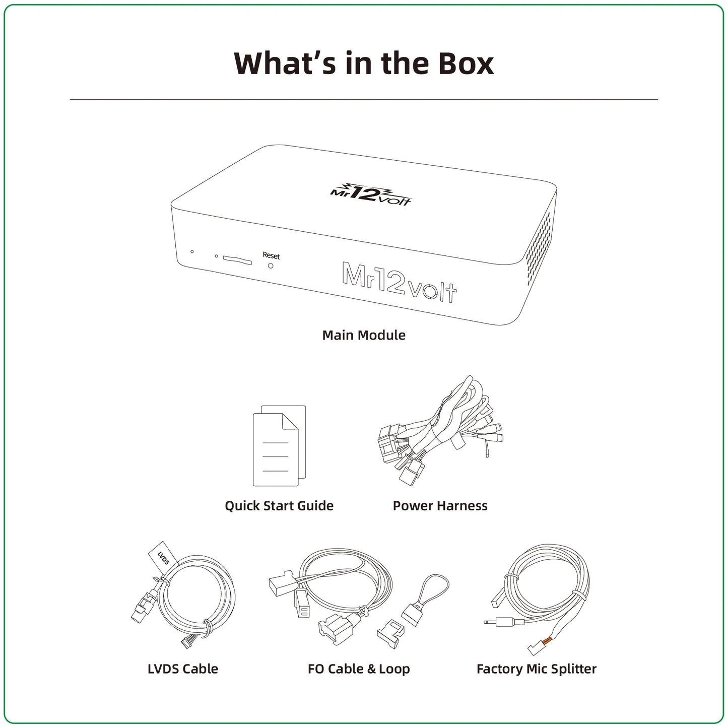 Mr12Volt MOST Bus BMW CIC CarPlay & AA Interface with OEM microphone support - BMW E8X 1 Series | E9X 3 Series | E6X 5 series | Mini Cooper R55-R61