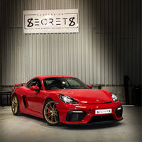 Suspension Secrets Front Camber Caster Plate Top Mounts - Porsche 981 / 718 Cayman GT4