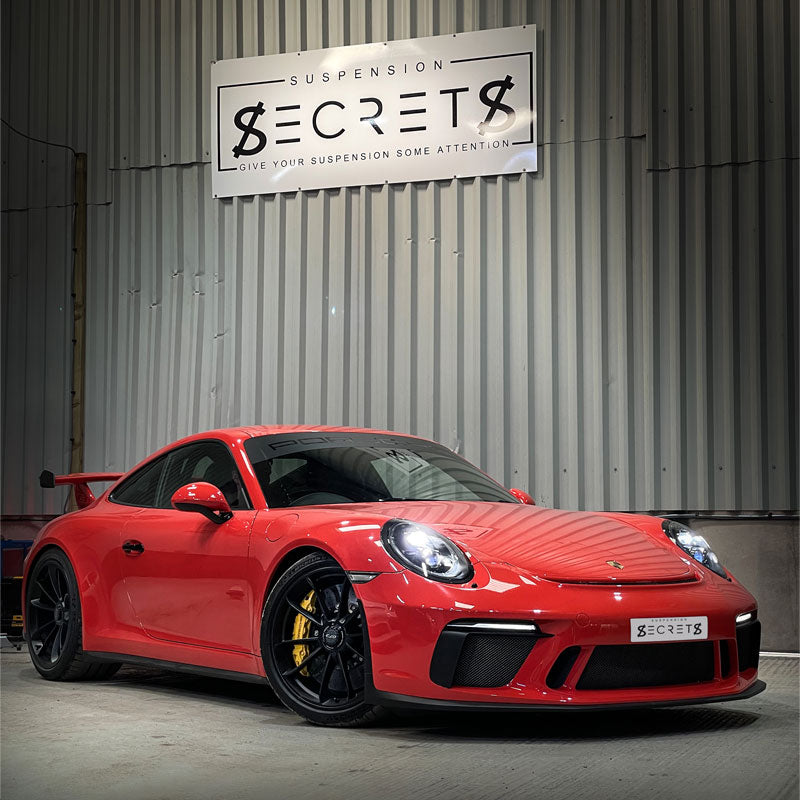 Suspension Secrets Front Camber Caster Plate Top Mounts - Porsche 911 (991) GT3/RS/GT2RS