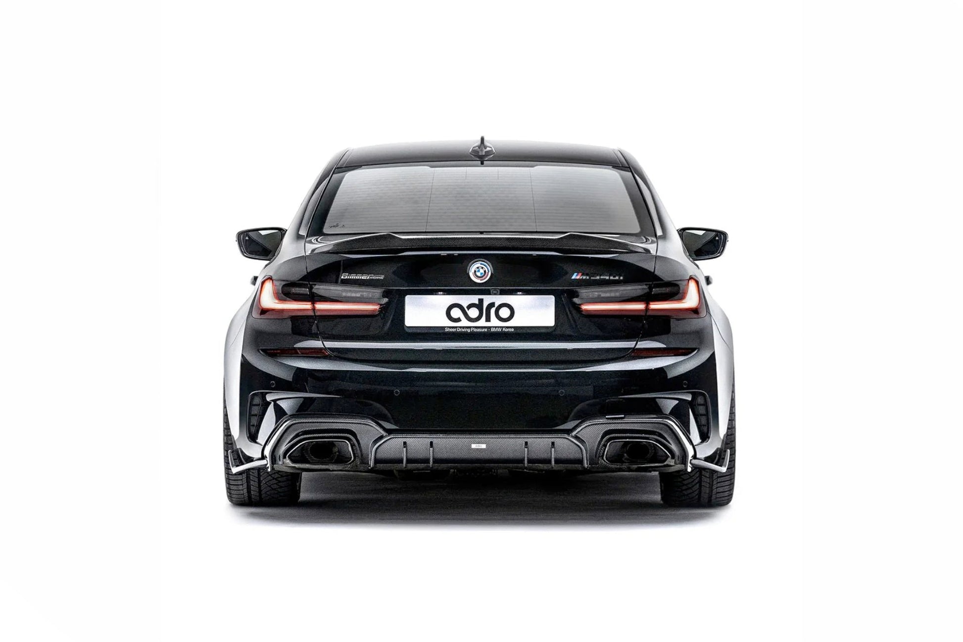 Adro Carbon Fibre Rear Diffuser - BMW 3 Series M340i G20 (Pre - LCI) (2018 - 2022) - Evolve Automotive