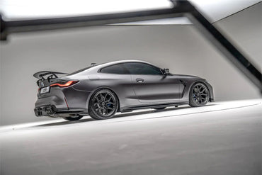 Adro Dry Carbon Fibre Swan Neck Rear Wing - BMW G82 M4 (2021+) - Evolve Automotive