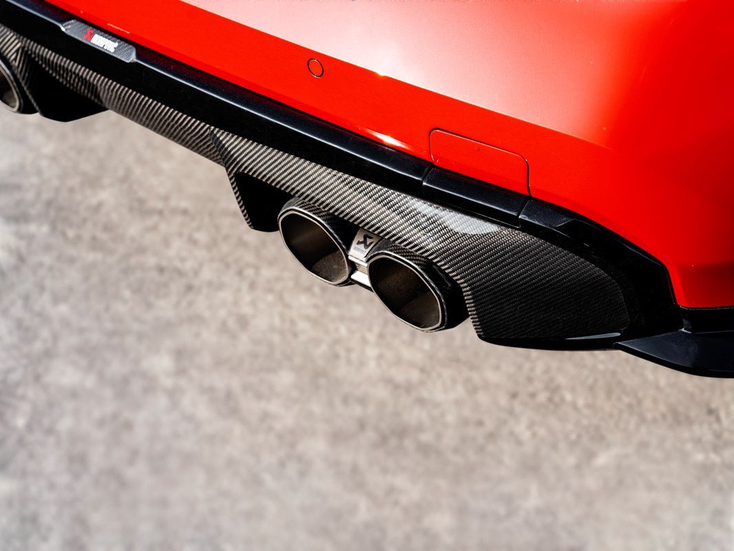 Akrapovic Carbon Fibre Rear Diffuser - BMW 3 Series G80 | G81 M3 | 4 Series G82 | G83 M4 - Evolve Automotive
