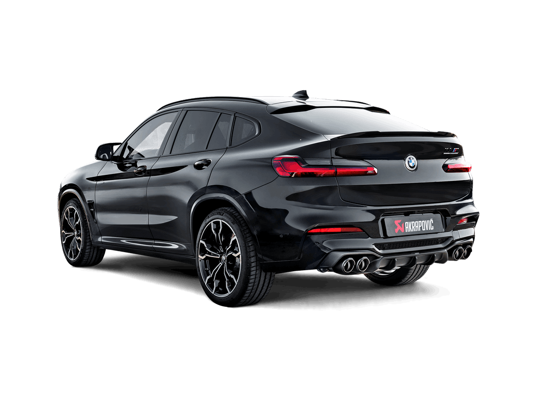 Akrapovic Carbon Fibre Rear Diffuser (High Gloss) - BMW F98 X4M | X4M Competition (2020-2022) - Evolve Automotive