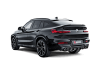 Akrapovic Carbon Fibre Rear Diffuser (High Gloss) - BMW F98 X4M | X4M Competition (2020-2022) - Evolve Automotive