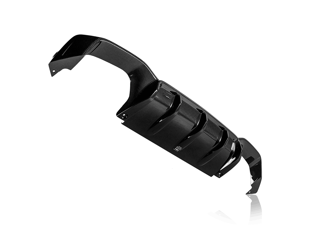 Akrapovic Carbon Fibre Rear Diffuser (High Gloss) - BMW F98 X4M | X4M Competition (2020-2022) - Evolve Automotive