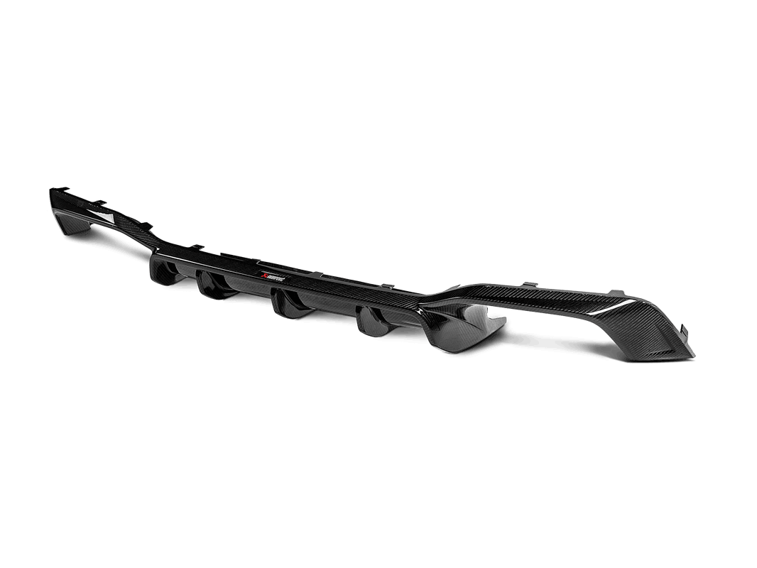 Akrapovic Carbon Fibre Rear Diffuser (High Gloss) - BMW F98 X4M | X4M Competition (2020-2022) - Evolve Automotive