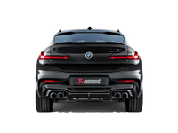 Akrapovic Carbon Fibre Rear Diffuser (High Gloss) - BMW F98 X4M | X4M Competition (2020-2022) - Evolve Automotive