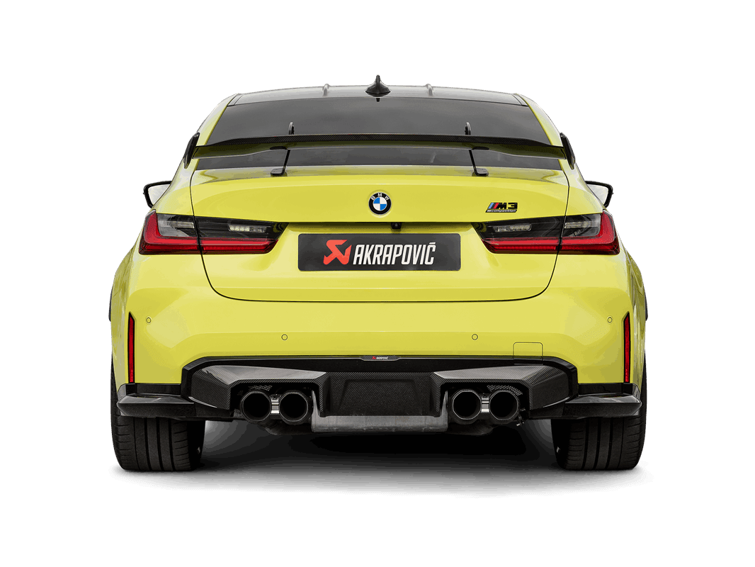 Akrapovic Carbon Fibre Rear Wing - BMW G87 M2 | G42 M240i | G80 M3 | G20 M340i | G82 M4 | G22 M440i - Evolve Automotive