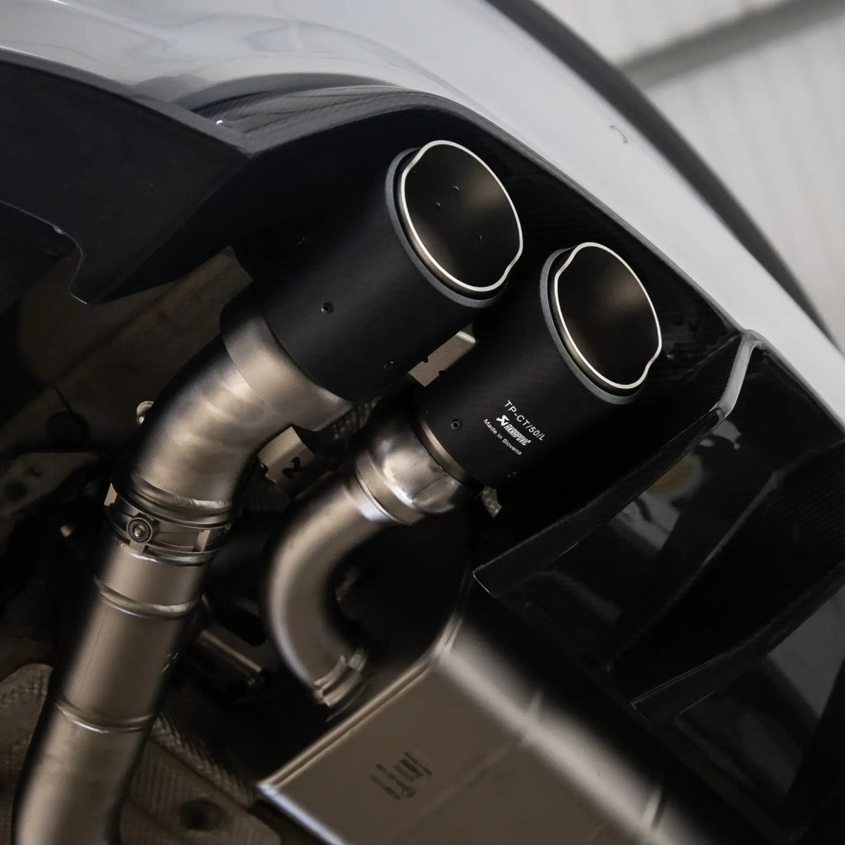 Akrapovic Slip On Line (Titanium) - BMW 2 Series F87N M2 CS - Evolve Automotive